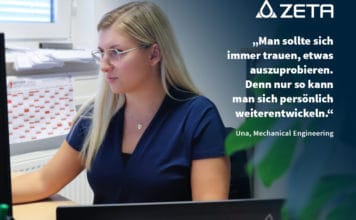 Eine technische Zeichnerin erzählt: In sieben Schritten zum perfekten Berufseinstieg! Bild: ZETA Berufseinstieg - Una, technische Zeichnerin