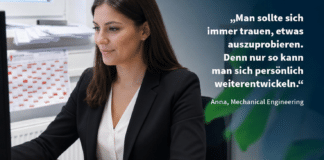 Bild: ZETA Berufseinstieg - Anna, technische Zeichnerin (Name und Bild von der Redaktion geändert)