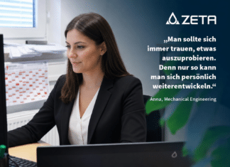 Bild: ZETA Berufseinstieg - Anna, technische Zeichnerin (Name und Bild von der Redaktion geändert)
