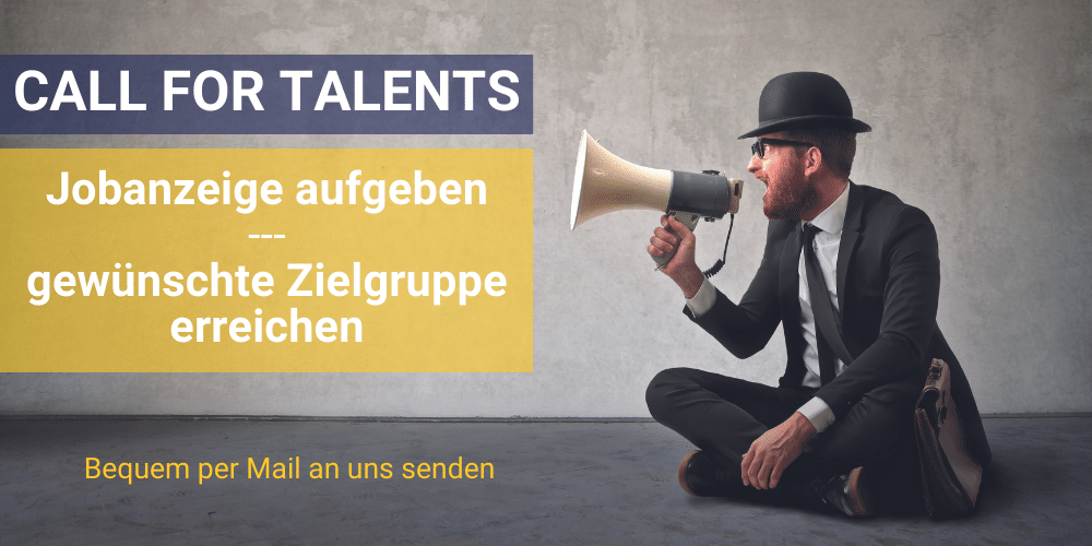Call for Talents - Jobanzeige | Stellenangebot jetzt aufgeben - absolventen.at