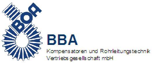 Logo von BBA Kompensatoren und Rohrleitungstechnik Vertriebsges. mbH